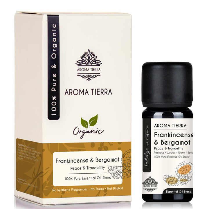 Frankincense &amp; Bergamot Essential Oil Blend - Aroma Tierra