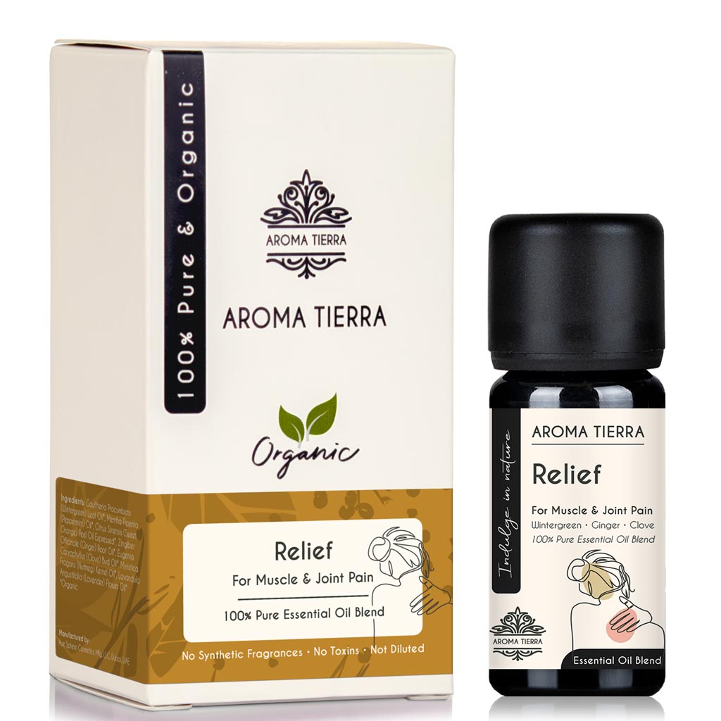 Relief Essential Oil Blend – For Sore Muscles, Joints &amp; Pain Relief