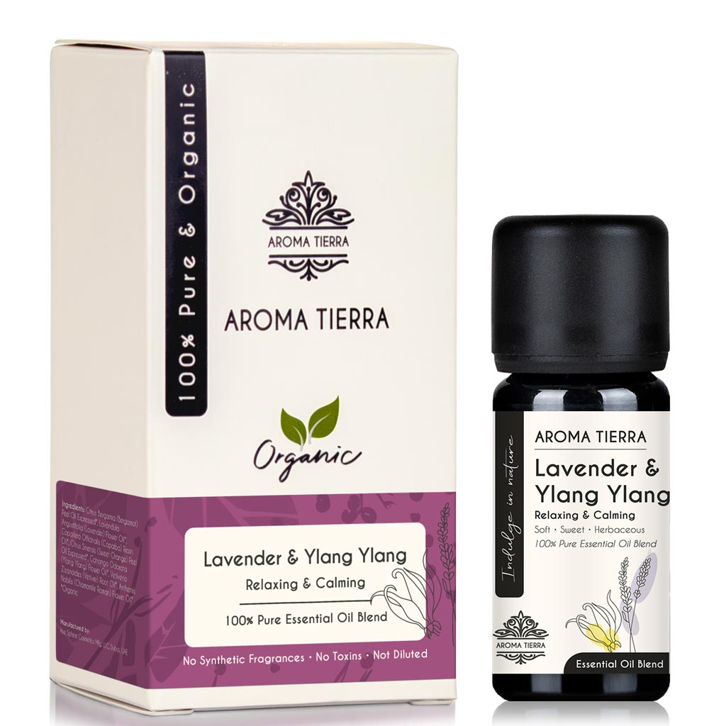 Lavender &amp; Ylang Ylang Essential Oil Blend - Relaxing &amp; Calming Aroma