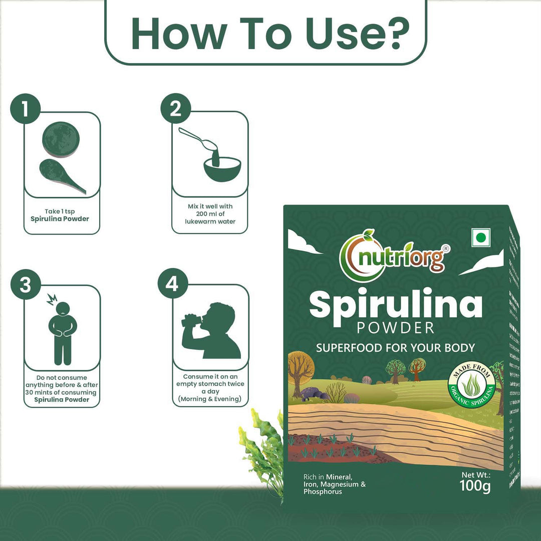 Nutriorg Spirulina Powder 100 g