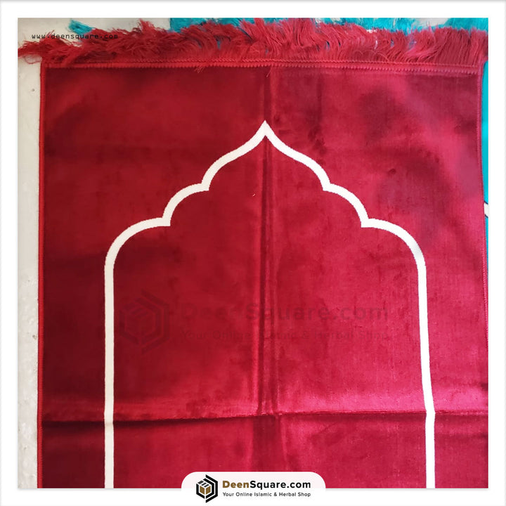 Plain Prayer Mat with border - AYDIN Turkish | سجادة صلاة سادة