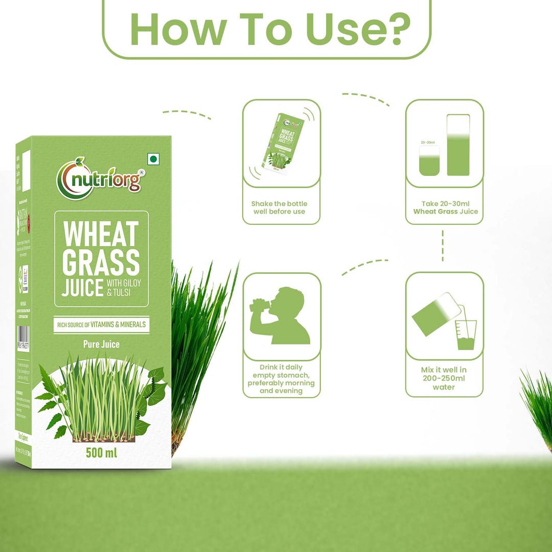 Nutriorg Wheatgrass Juice 500 ml