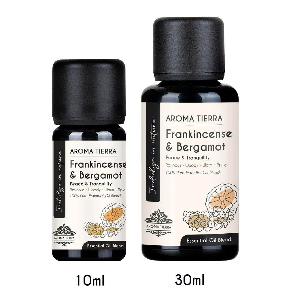 Frankincense &amp; Bergamot Essential Oil Blend - Aroma Tierra
