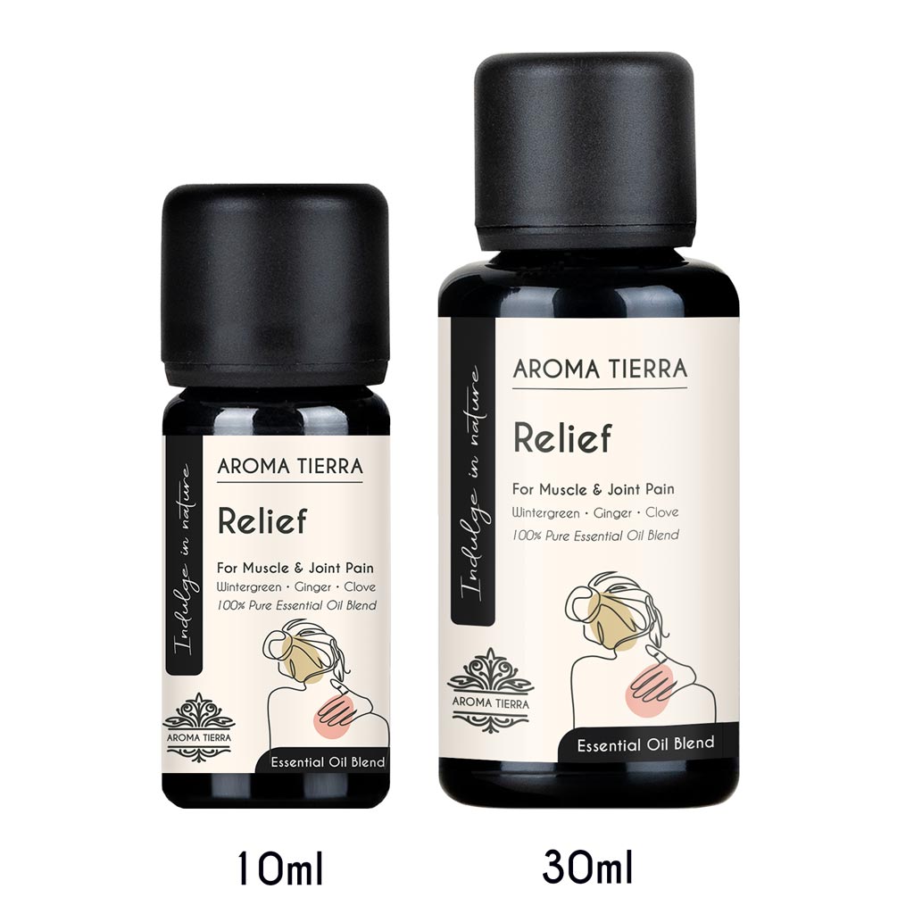 Relief Essential Oil Blend – For Sore Muscles, Joints &amp; Pain Relief