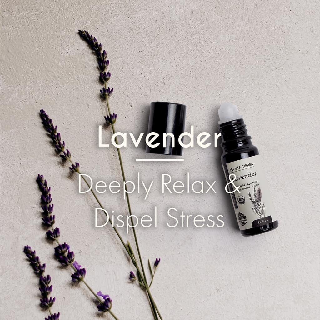 Lavender Essential Oil Roll-On Organic – Relaxing Aromatherapy Blend 10ml | Aroma Tierra