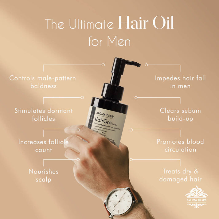 HairGro - Hair Growth Oil for Men (with Pumpkin & Rosemary) 100 ml