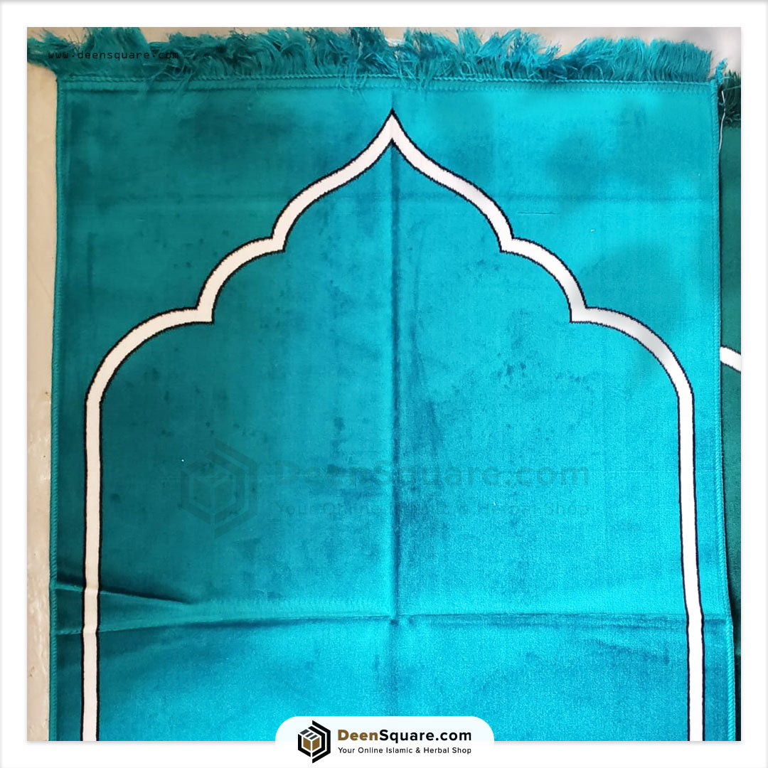 Plain Prayer Mat with border - AYDIN Turkish | سجادة صلاة سادة