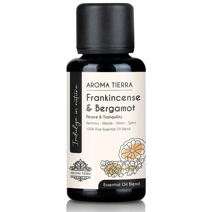 Frankincense &amp; Bergamot Essential Oil Blend - Aroma Tierra
