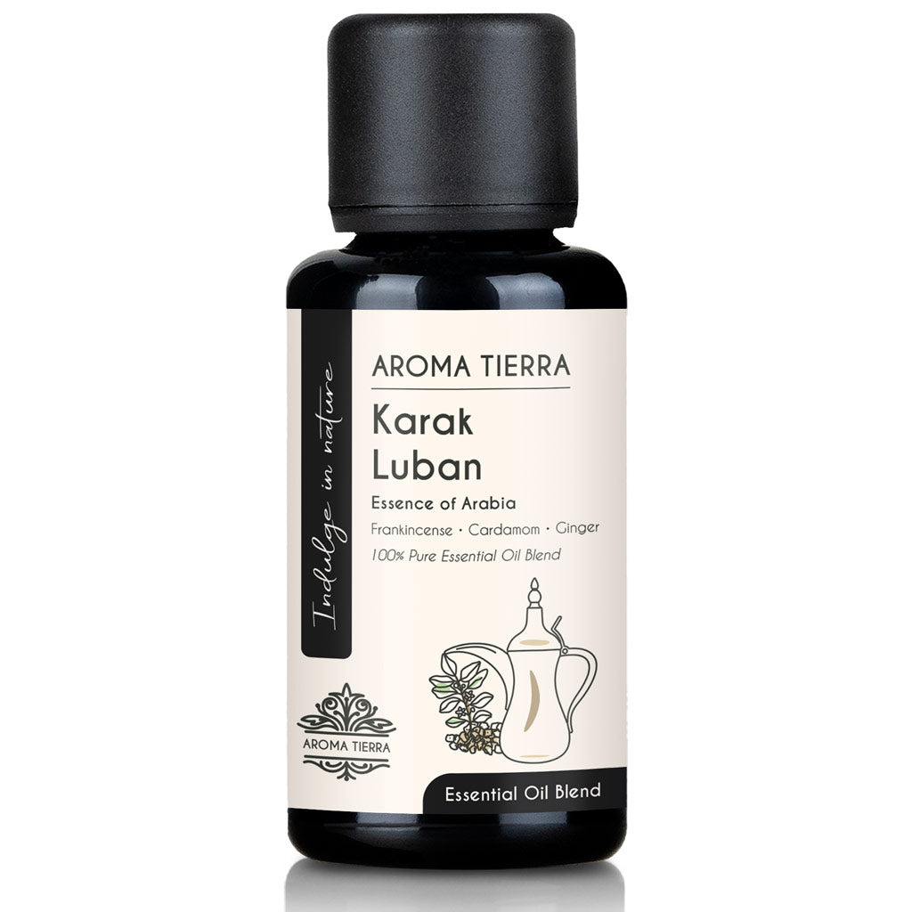Karak Luban Essential Oil Blend - Frankincense &amp; Spiced Tea Aroma - Aroma Tierra