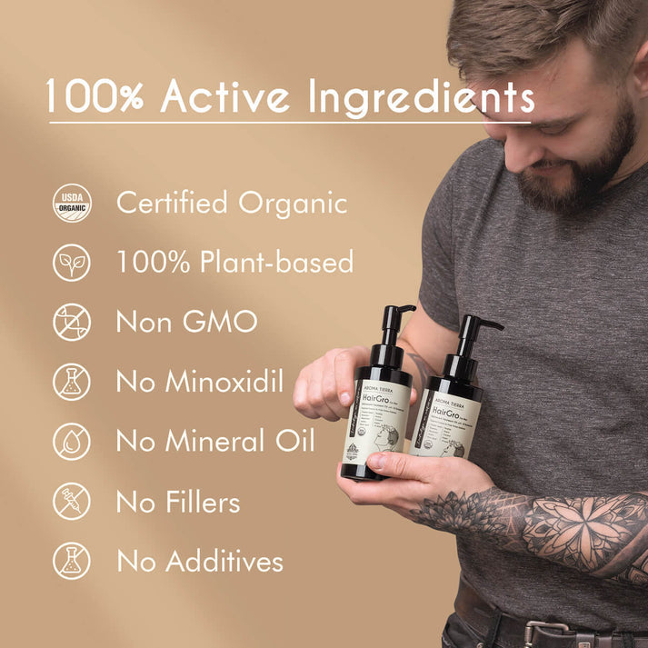 HairGro - Hair Growth Oil for Men (with Pumpkin & Rosemary) 100 ml