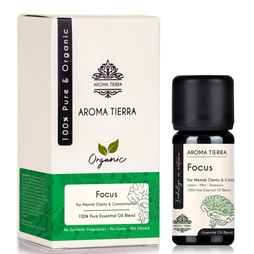 Focus Essential Oil Blend – For Mental Clarity &amp; Concentration