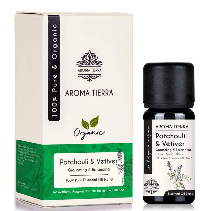Patchouli &amp; Vetiver Essential Oil Blend - Aroma Tierra