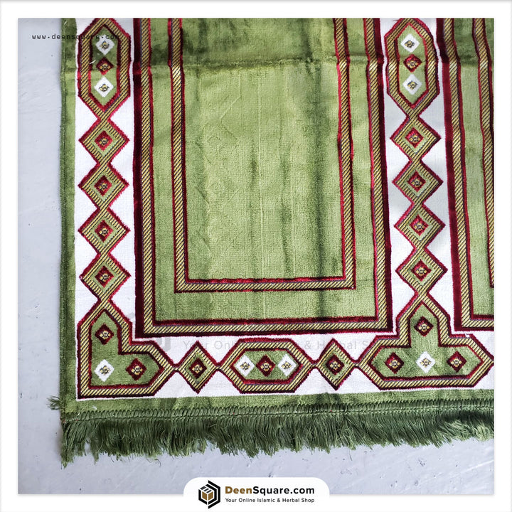 Family Prayer Mat for 3 person - 110x160 cm, Large Size | سجادة صلاة عائلية لثلاثة اشخاص