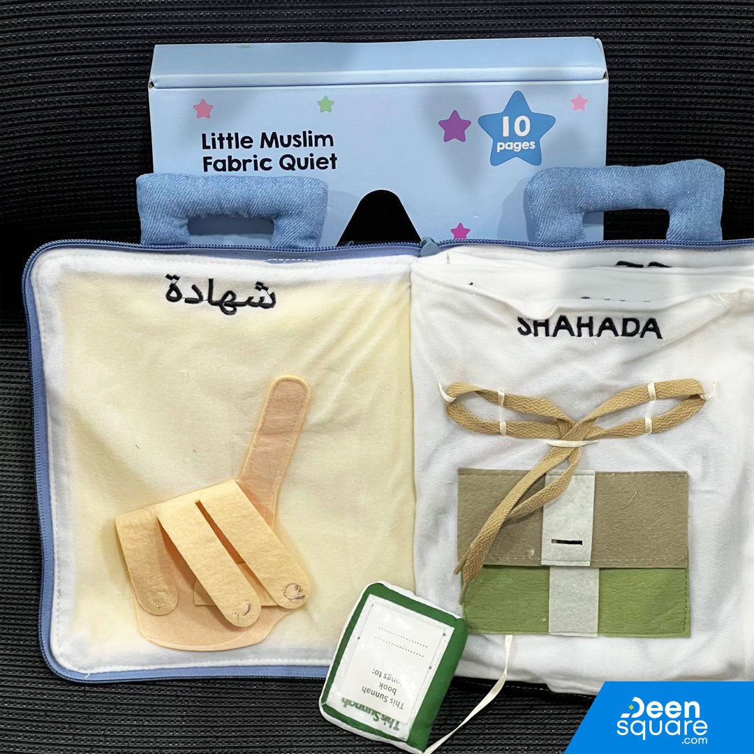 5 Pillars of Islam – Islamic Interactive Fabric Quiet Book for Muslim Kids