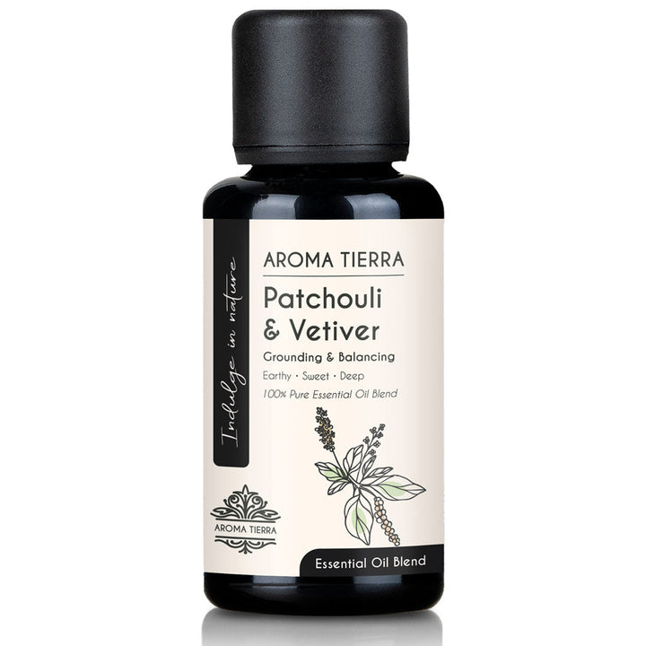 Patchouli &amp; Vetiver Essential Oil Blend - Aroma Tierra