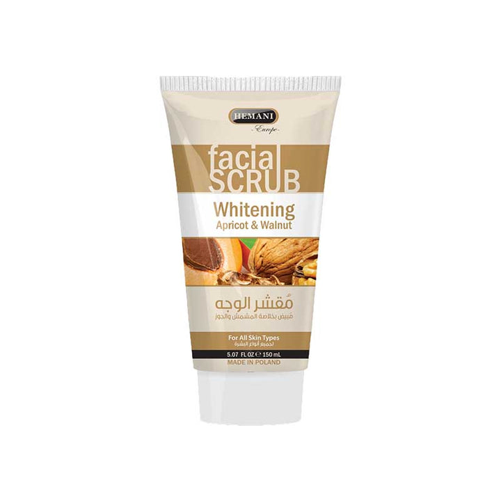 Hemani Whitening Apricot & Walnut Facial Scrub