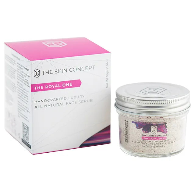 Handcrafted Luxury All Natural Vegan Facial Scrub | The Royal One | The Skin Concept