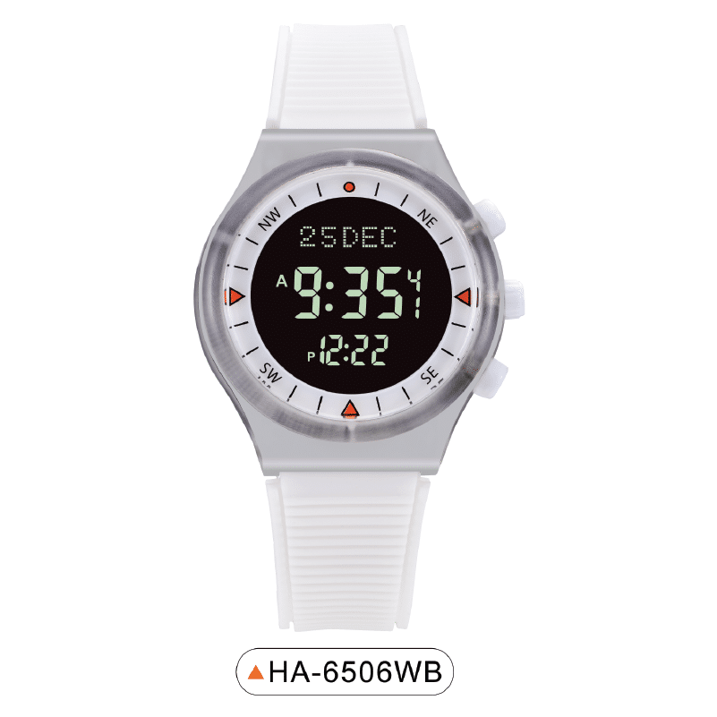 Harameen Sports Watch White Color HA-6506WB