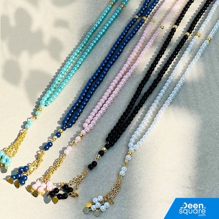 99 Beads Pearl Glass Prayer Beads - Tasbeeh (تسبيح)
