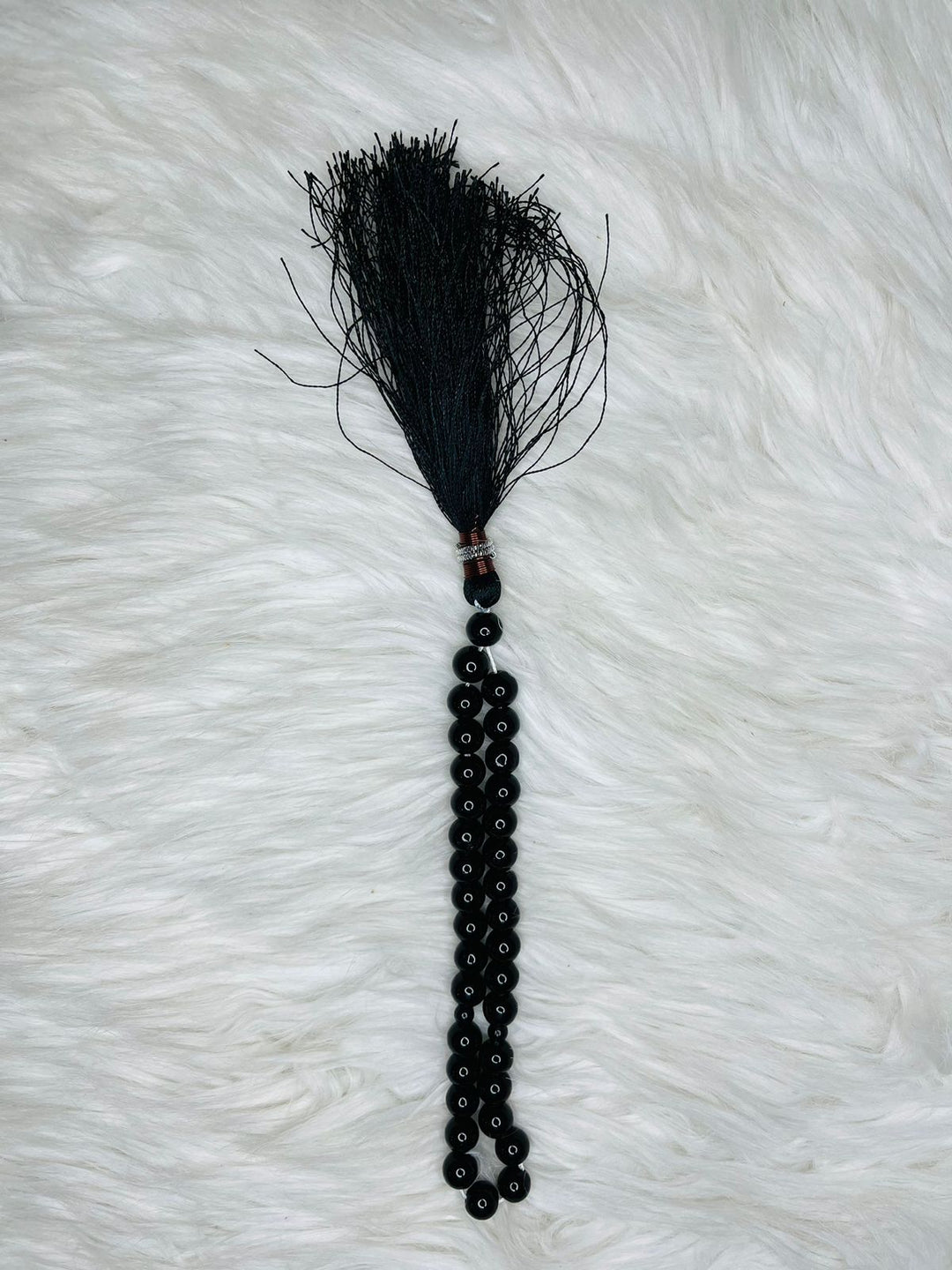 33 Beads Marble Tasbeeh - Black Color