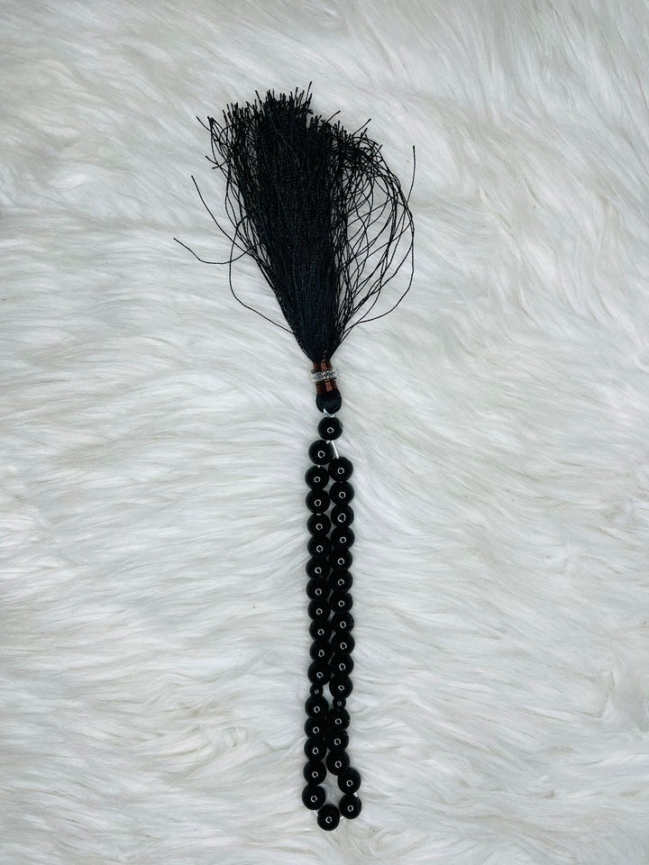 33 Beads Marble Tasbeeh - Black Color