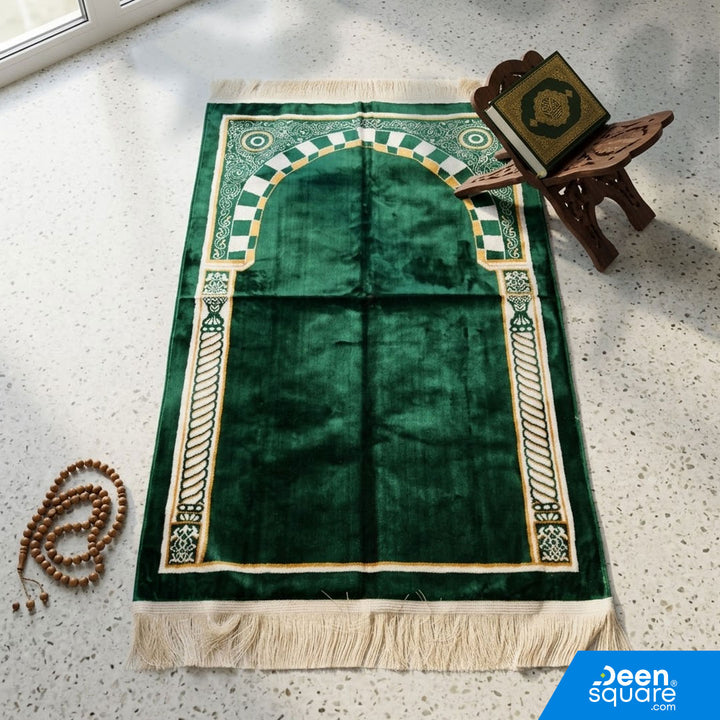 Turkish Soft Prayer Mat (70 x 110 cm) – Carpet Musallah