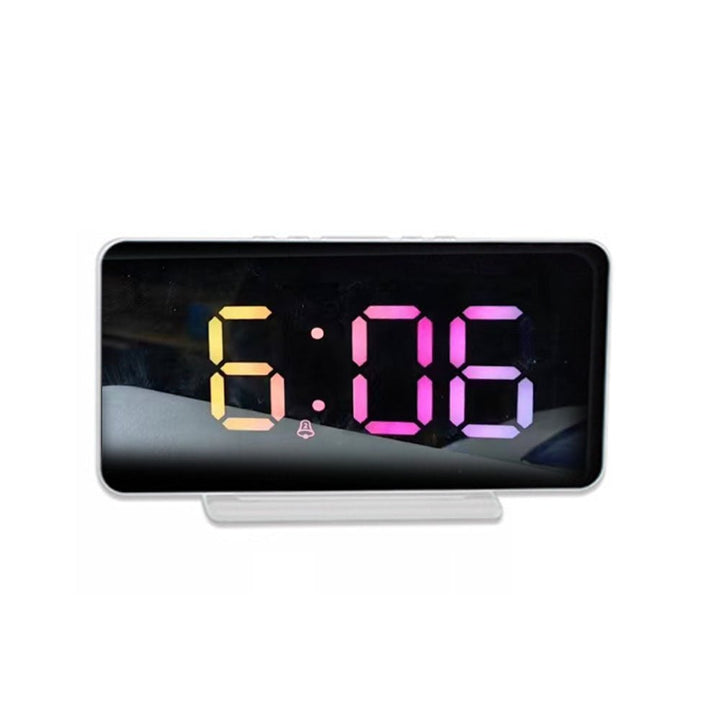 Buy 0S-002 LED Mirror Alarm Clock at deensquare.com Dubai | UAE. Displays time, date, temperature &amp; dual alarms with stylish mirror design.