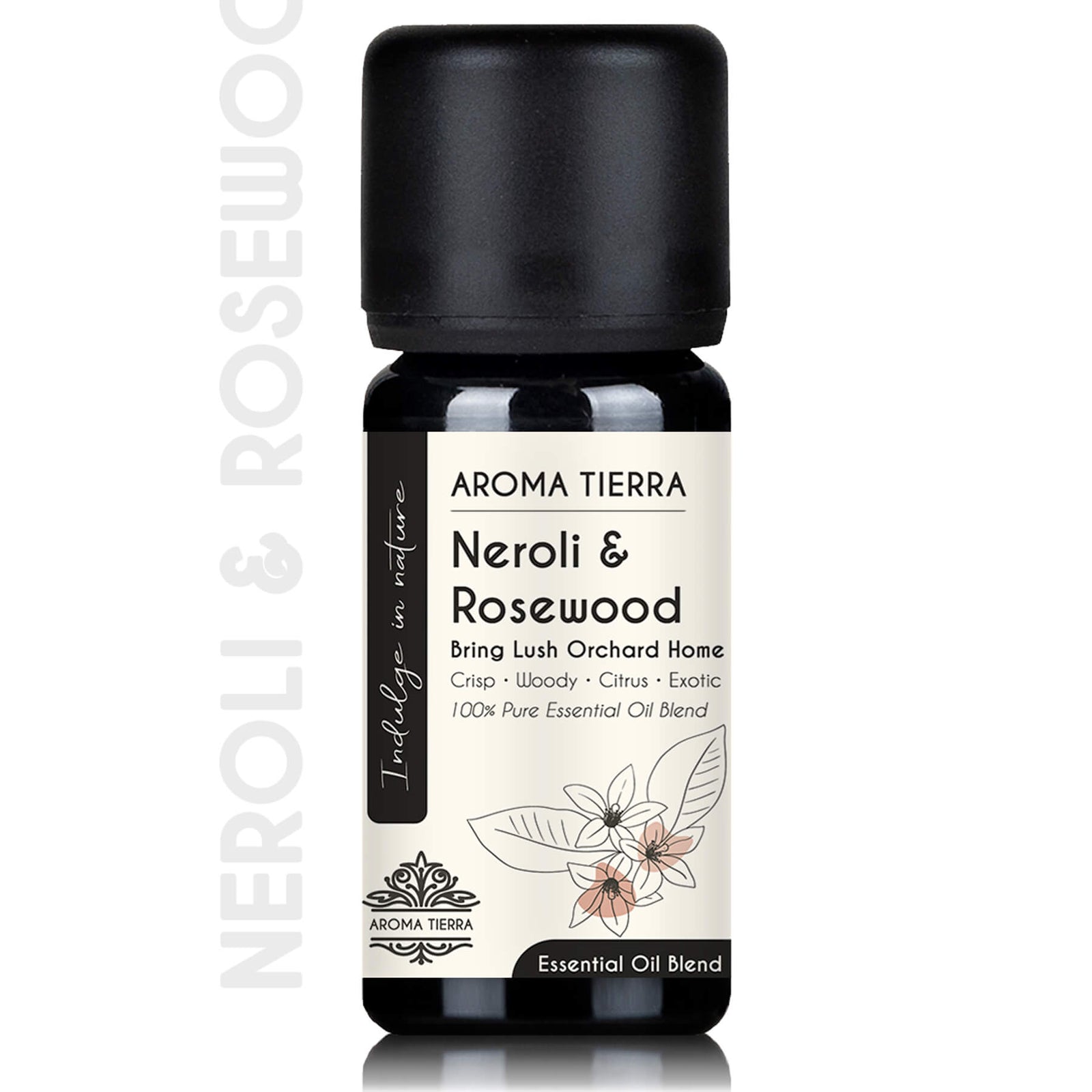 Neroli & Rosewood Essential Oil Blend – Uplifting Floral-Woody Aroma