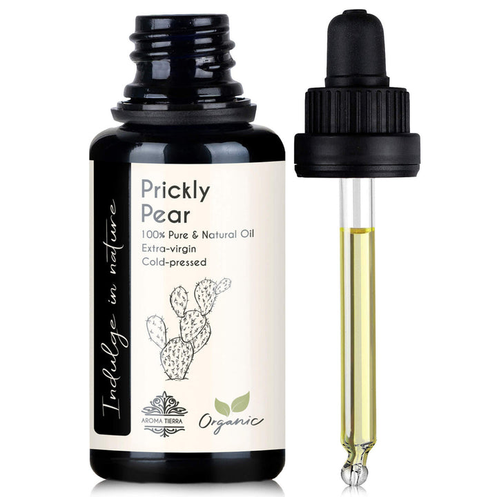 Organic Prickly Pear Oil (Cactus Seed Oil) — 100% Pure, Cold-Pressed - Aroma Tierra