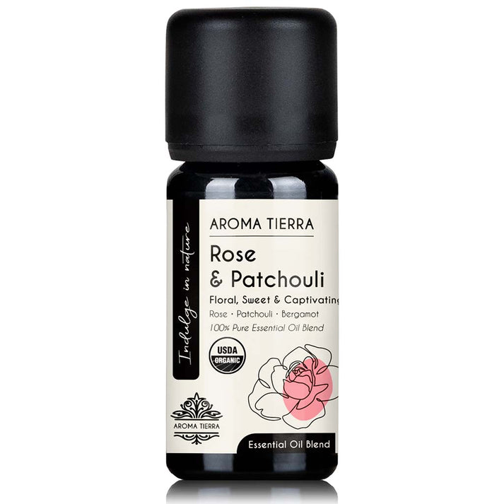 Rose & Patchouli - Pure Essential Oil Blend 10 ml