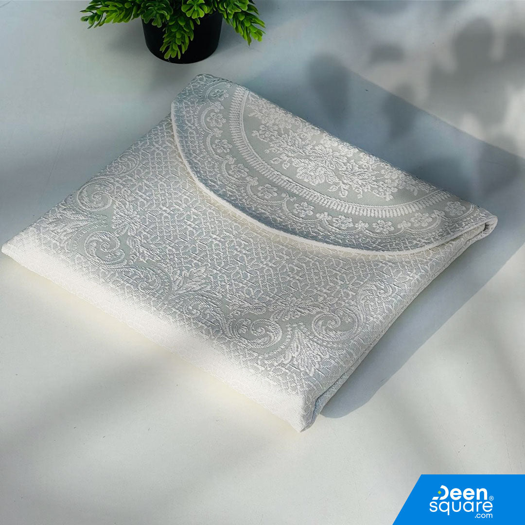 سجادة صلاة فاخرة للسفر مع حقيبة - خفيفة الوزن وصغيرة الحجم - صنع في تركيا (70 × 110 سم)