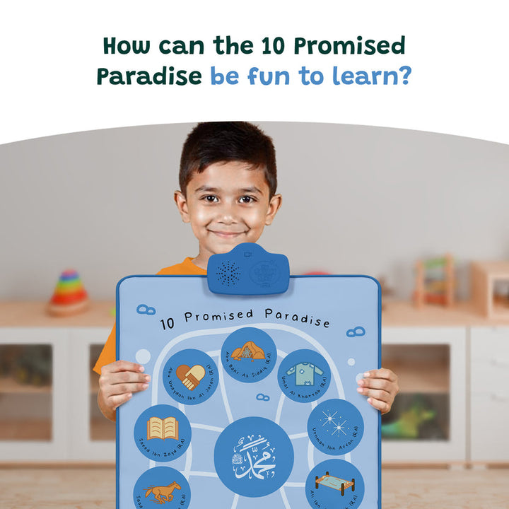 10 Promised Paradise Interactive Islamic Wall Art and Audio Mat fun to learn