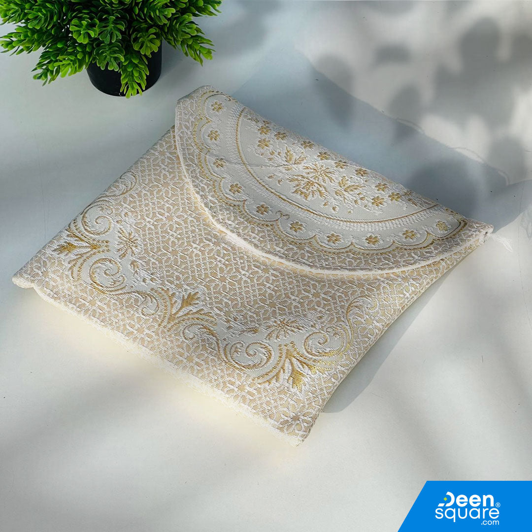 سجادة صلاة فاخرة للسفر مع حقيبة - خفيفة الوزن وصغيرة الحجم - صنع في تركيا (70 × 110 سم)