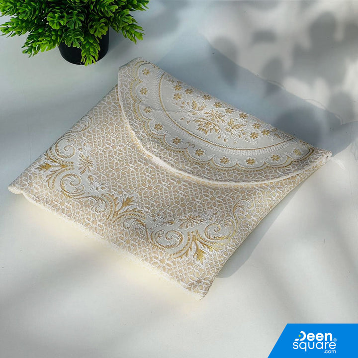 سجادة صلاة فاخرة للسفر مع حقيبة - خفيفة الوزن وصغيرة الحجم - صنع في تركيا (70 × 110 سم)