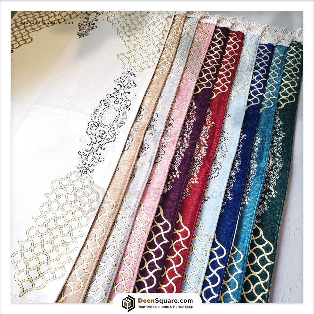 Chenille Lined Prayer Mat 70x120 cm