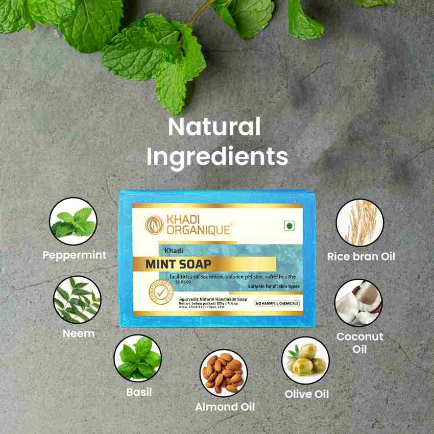 Pure Mint Soap - Khadi Organique