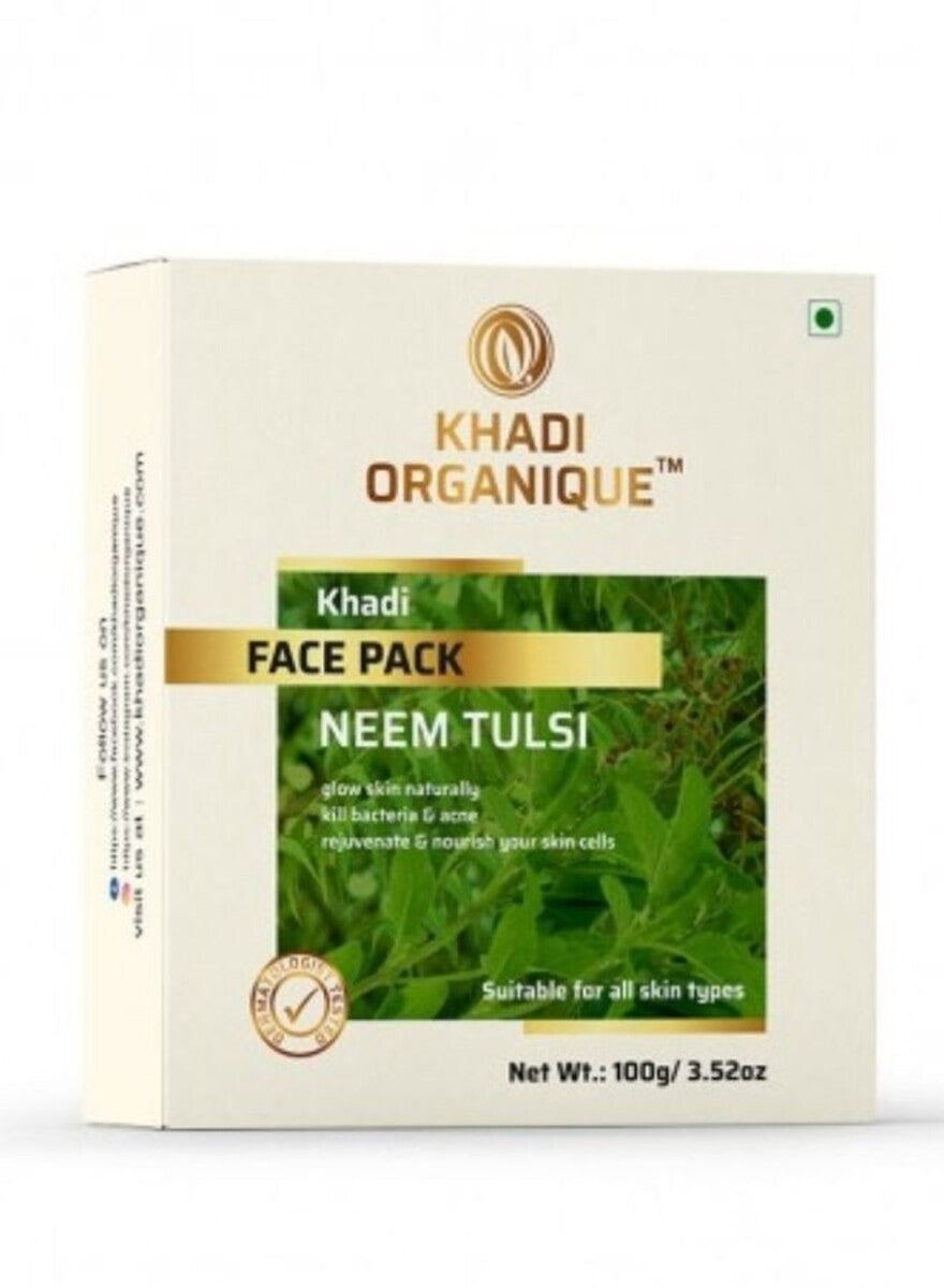 Neem & Tulsi Face  Pack - Khadi Organique