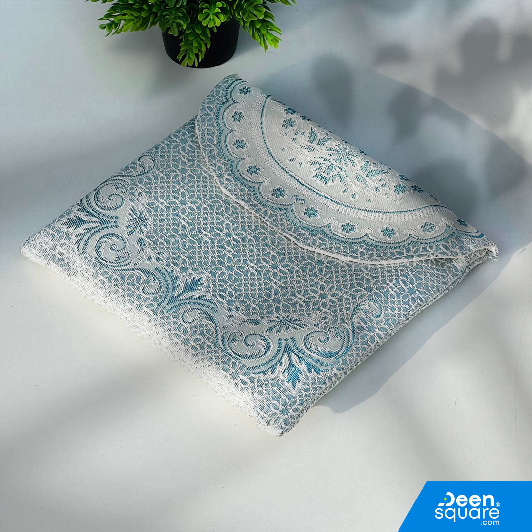 سجادة صلاة فاخرة للسفر مع حقيبة - خفيفة الوزن وصغيرة الحجم - صنع في تركيا (70 × 110 سم)