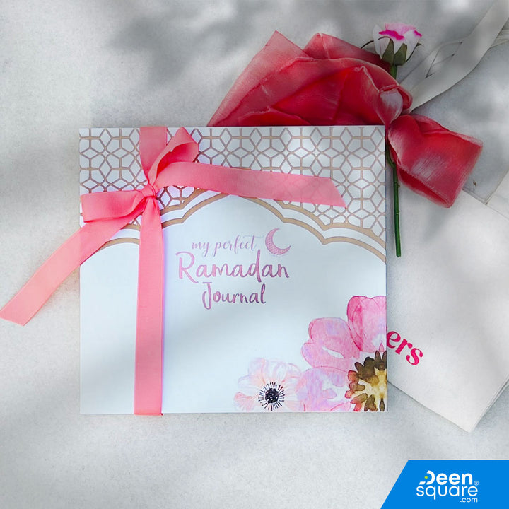 My Perfect Ramadan Journal Gift Pack – Luxury Gold-Foiled Journal with Sabr & Shukr Keepsake