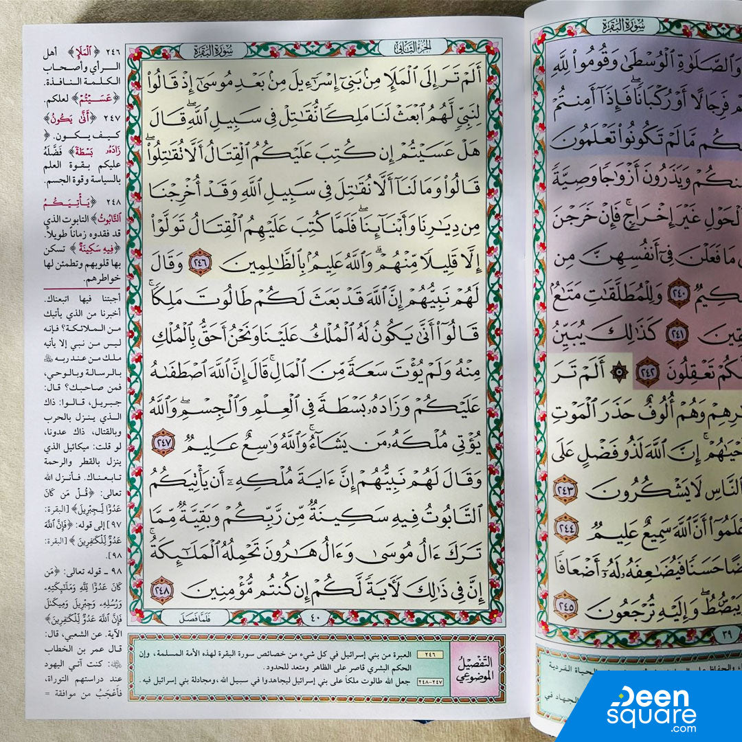 Mushaf At Tafseel Al Maudhu'ii | مصحف التفصيل الموضوعي الملون