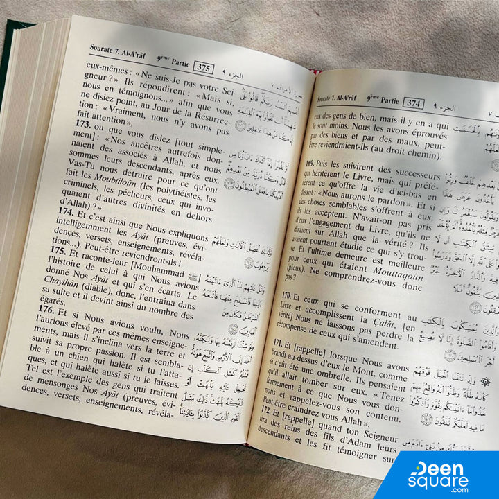 The Noble Quran with French Translation | ترجمة و تفسير معاني القران الكريم باللغة الفرنسية