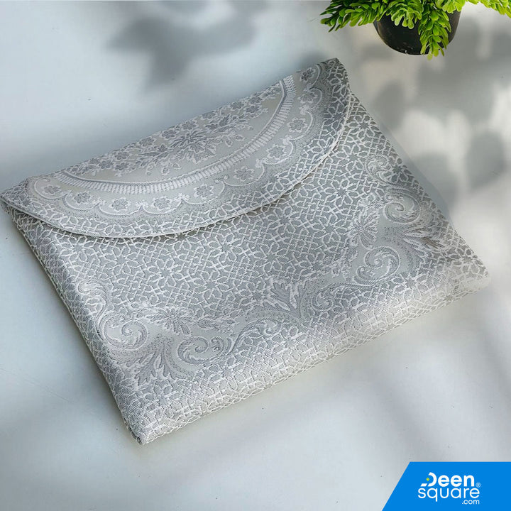 سجادة صلاة فاخرة للسفر مع حقيبة - خفيفة الوزن وصغيرة الحجم - صنع في تركيا (70 × 110 سم)