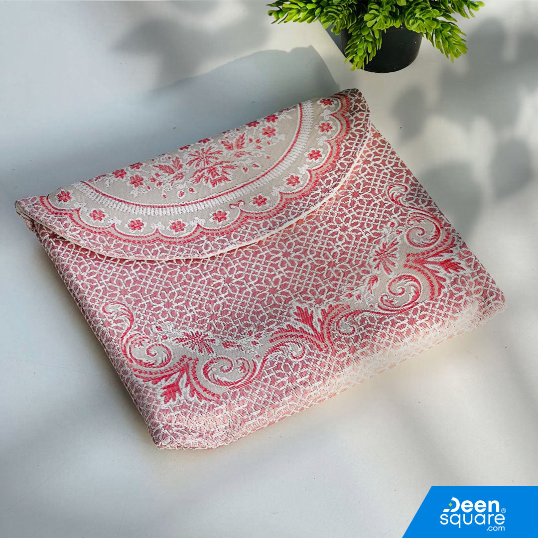 سجادة صلاة فاخرة للسفر مع حقيبة - خفيفة الوزن وصغيرة الحجم - صنع في تركيا (70 × 110 سم)