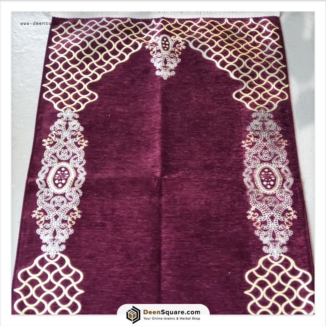 Chenille Lined Prayer Mat 70x120 cm