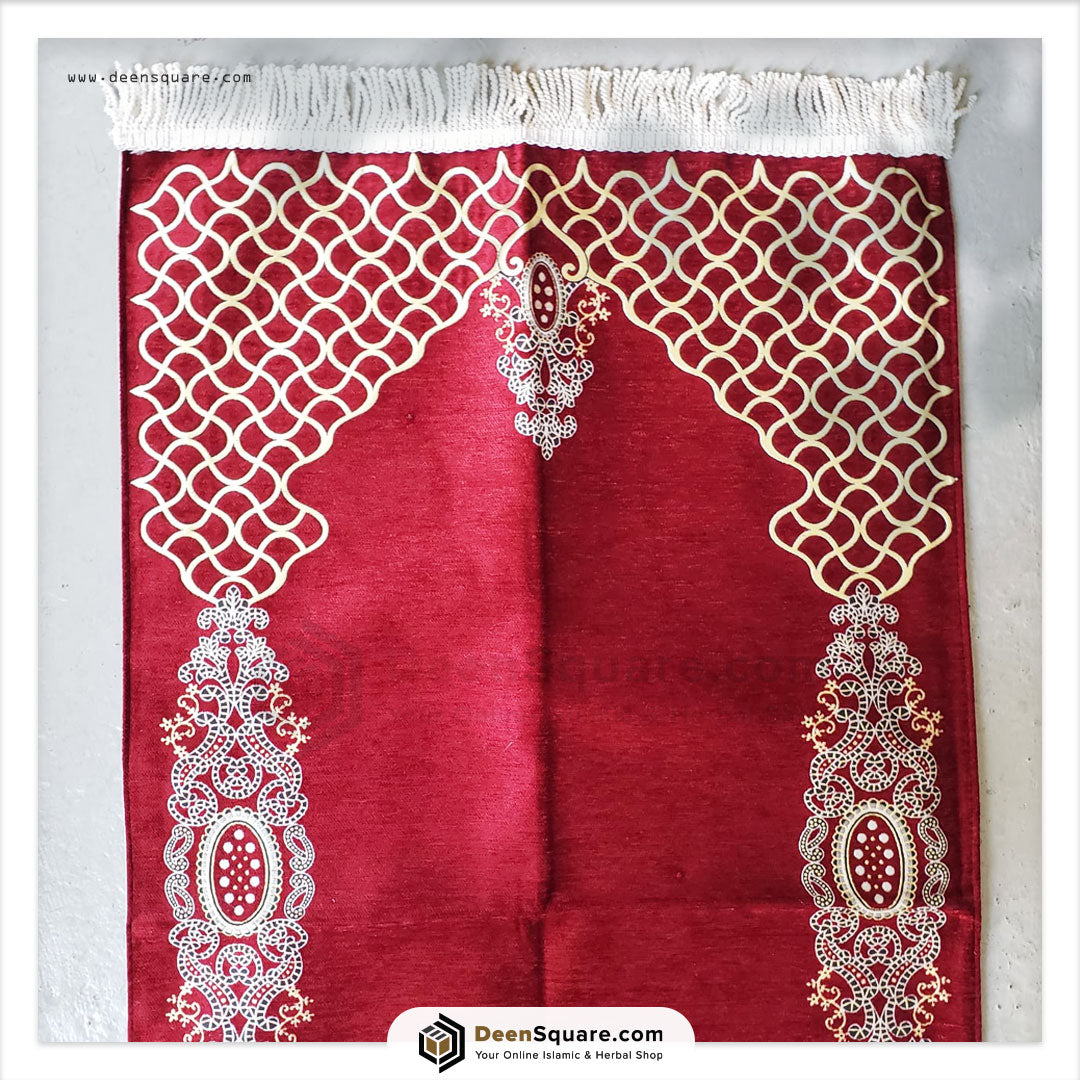 Chenille Lined Prayer Mat 70x120 cm