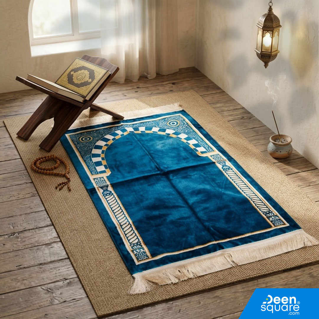 Turkish Soft Prayer Mat (70 x 110 cm) – Carpet Musallah