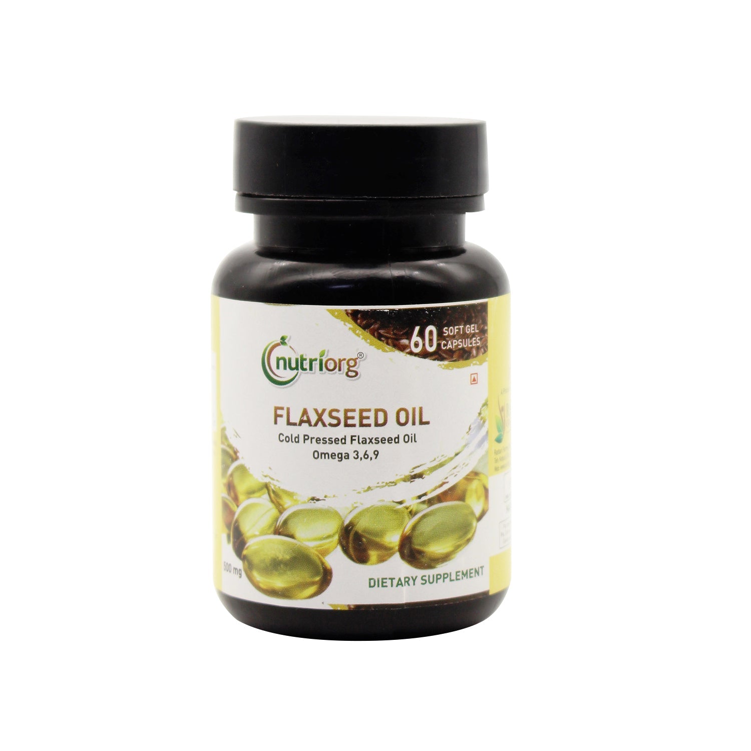 Nutriorg Flaxseed oil soft gel 60 capsule