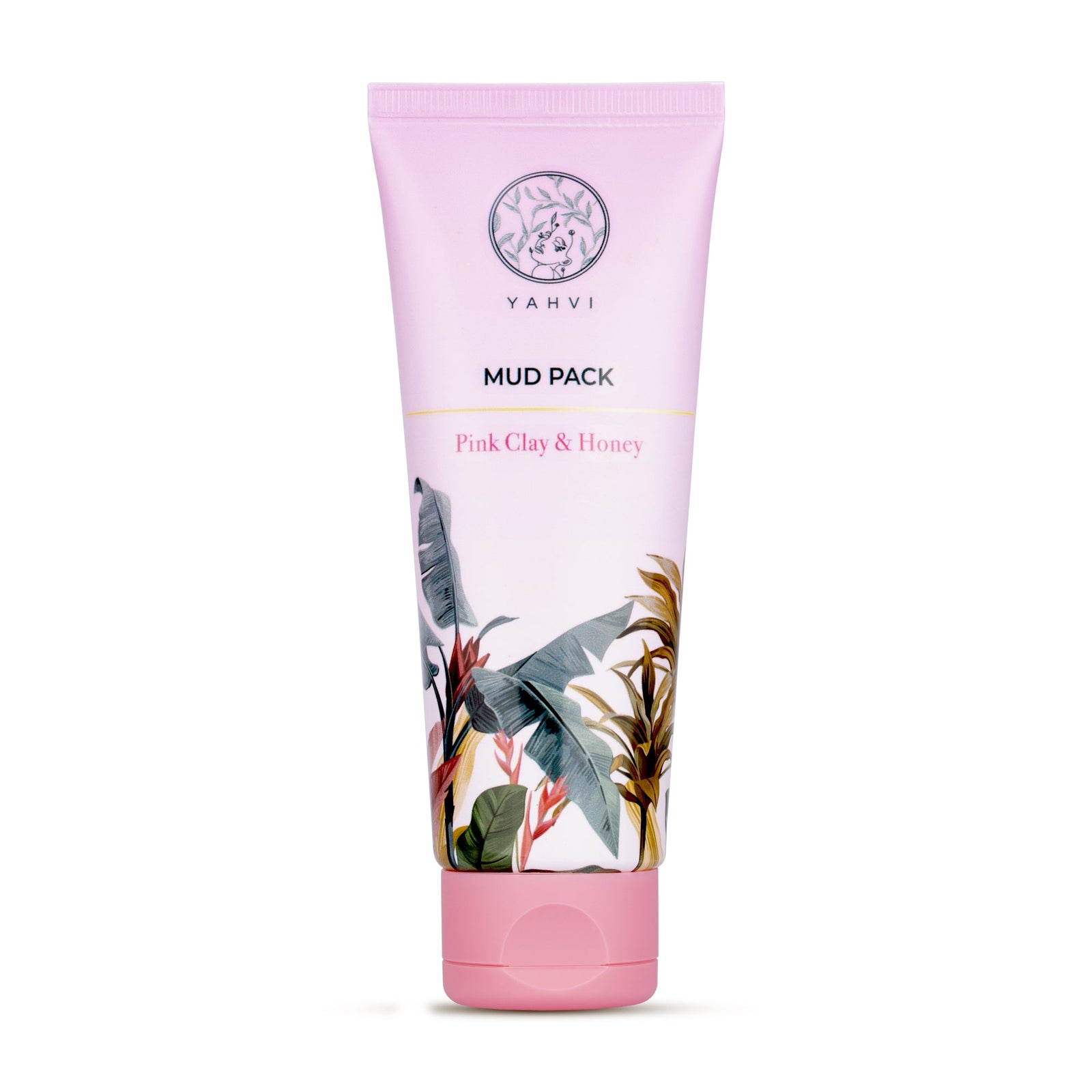 Buy Yahvi Pink Clay & Honey Mud Pack for deep skin cleansing, detox & glow. Shop at deensquare.com | Dubai UAE