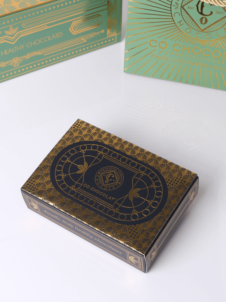 Mini Art Deco Box – Luxury Dates &amp; Chocolate Gift Box UAE | Co Chocolat