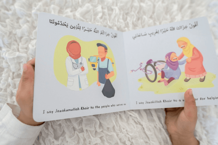 My First Bilingual Islamic Manners Pack (Set of 3 Islamic board books) - Arabic & English